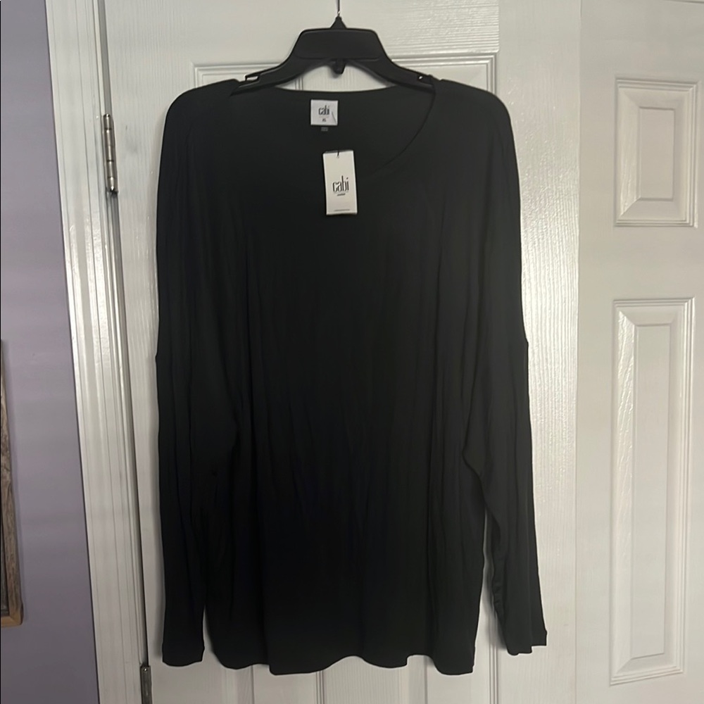Cabi Cut up Tee Long Sleeve Top